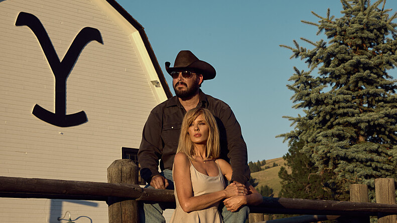 Cole Hauser ve Kelly Reilly Yellowstone'da