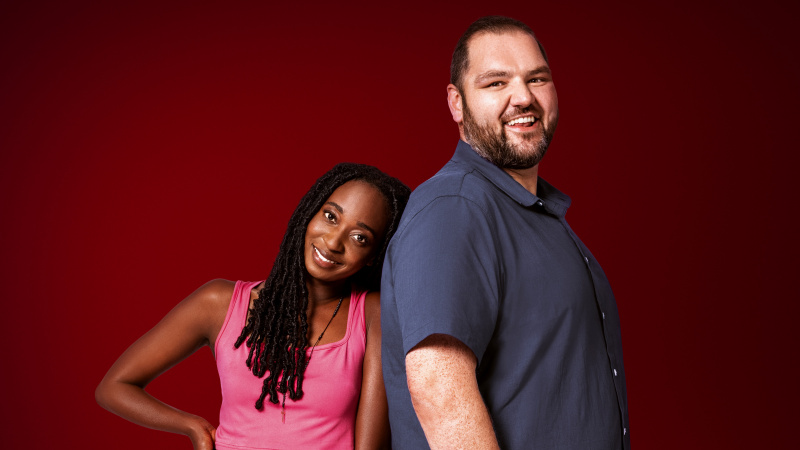 Gregory et Joan dans l'art clé de la saison 11 de 90 Day Fiancé