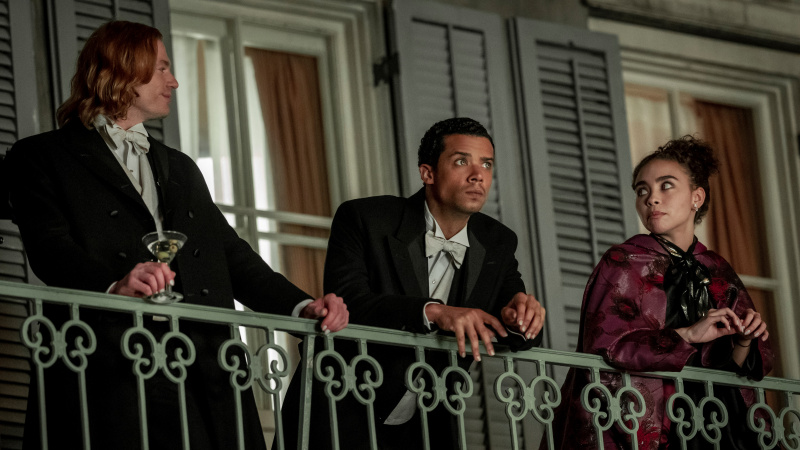   Ο Sam Reid, ο Jacob Anderson και ο Bailey Bass στο Interview with the Vampire