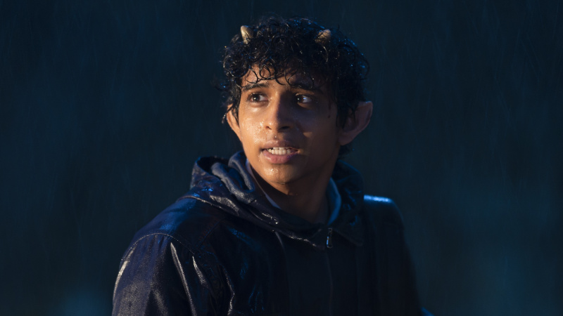   Aryan Simhadri kao Grover Underwood na kiši u Percy Jackson & The Olympians