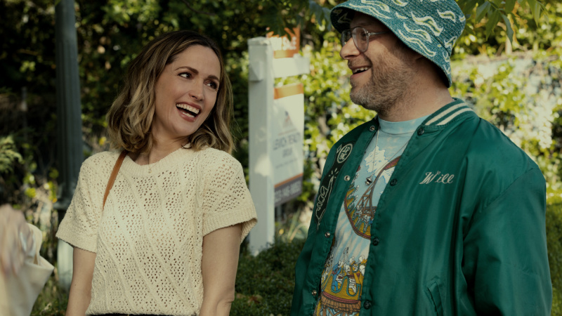   Seth Rogen ja Rose Byrne Platonissa