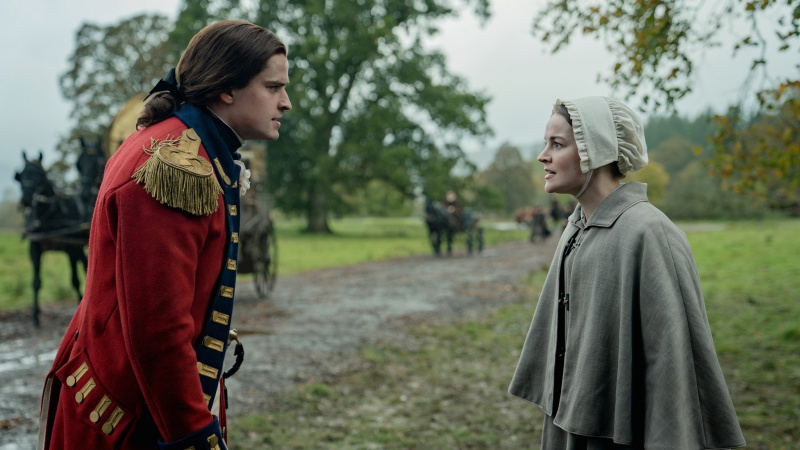   วิลเลียมและราเชลทะเลาะกันใน Outlander ซีซั่น 7 ตอนที่ 12