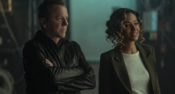   Ο Kiefer Sutherland και ο Meta Golding στο Rabbit Hole.