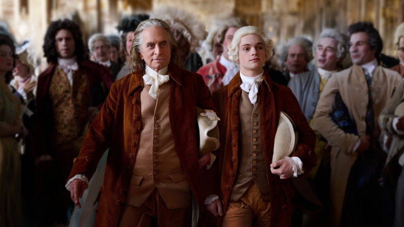   Michael Douglas ve Noah Jupe Franklin'de