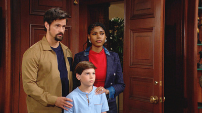   Thomas (Matthew Atkinson), Douglas (Henry Samiri) και Paris (Diamond White) στο The Bold and the Beautiful