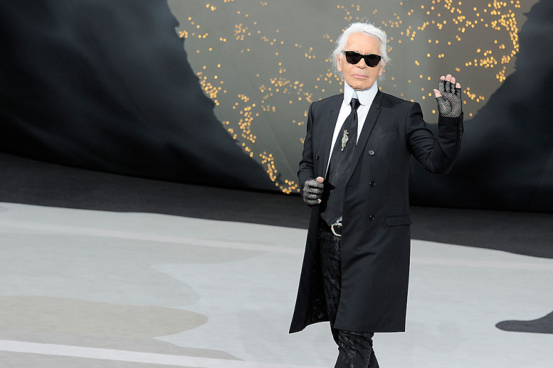   Skutočný Karl Lagerfield.