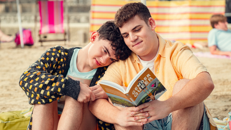   Чарли и Иссак в третьем сезоне Heartstopper