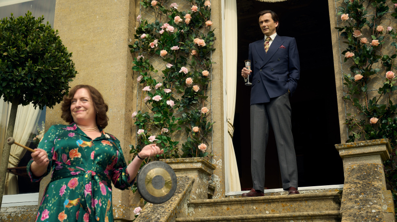   Rakipler'de Claire Rushbrook ve David Tennant.