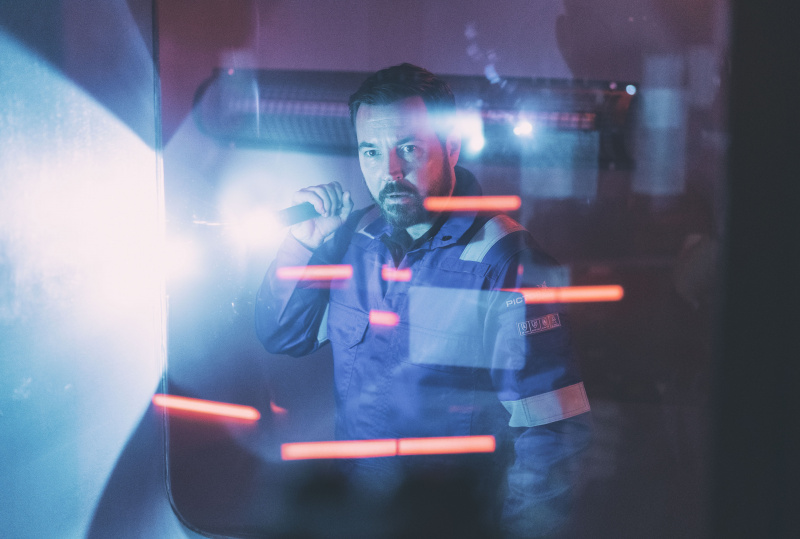   Martin Compston als Fulmer Hamilton in Staffel 2 von The Rig.