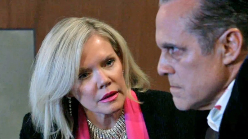 Maura West ako Ava hovorí Maurice Benard ako Sonny vo Všeobecnej nemocnici