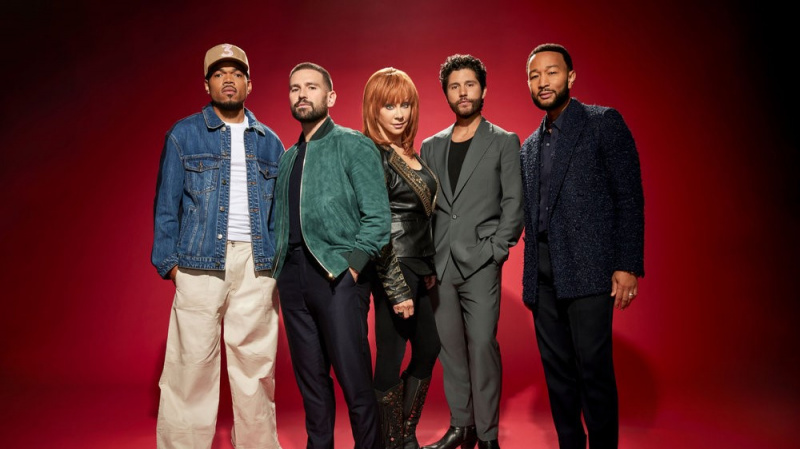 Chance the Rapper, Dan+Shay, Reba McEntire a John Legend na The Voice