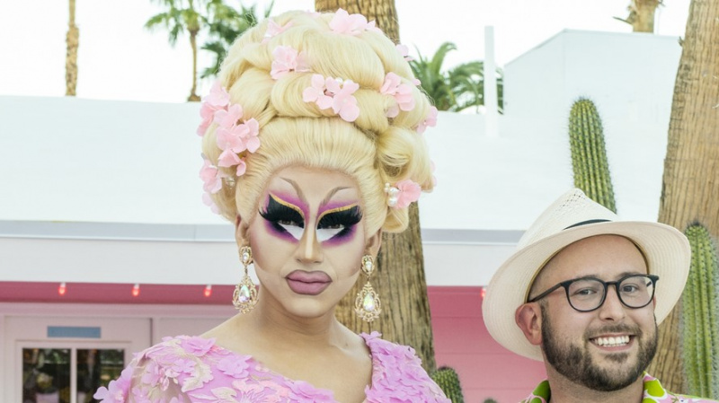   Trixie a David Silver spoločne pózujú pre kľúčové umenie Trixie Motel: Drag Me Home
