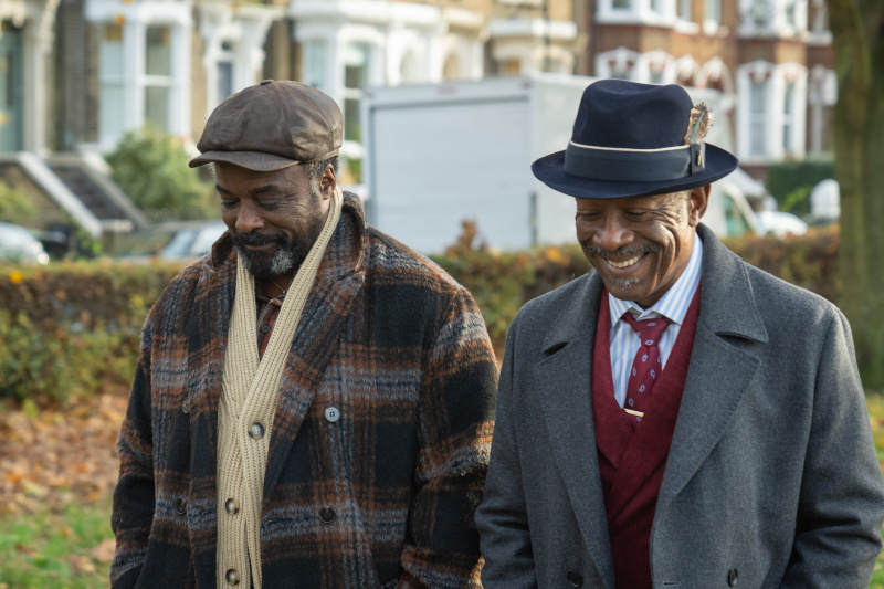  Ariyon Bakare și Lennie James ca Morris și Barrington în Mr Loverman.
