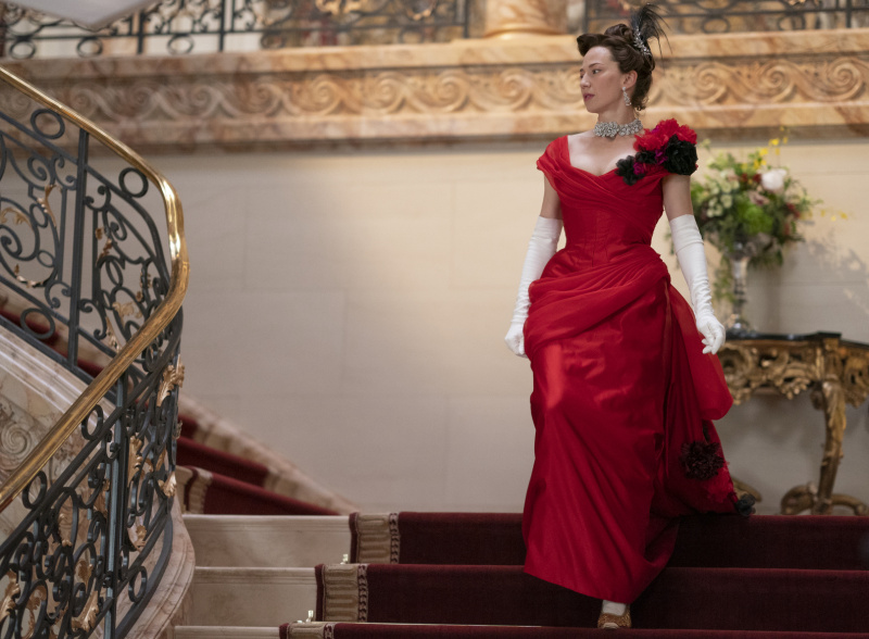   Carrie Coon HBO The Gilded Age ซีซั่น 1 - ตอนที่ 4