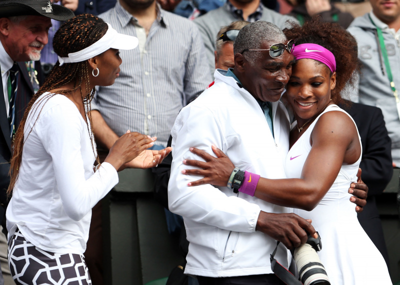   Richard Williams, Serena ve Venüs ile