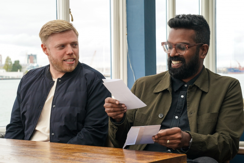   En iyi arkadaşlar Rob Beckett ve Romesh Ranganathan.