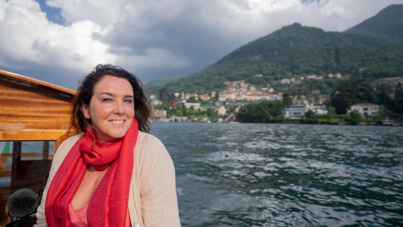   Bettany Hughes Itaalias puhkusel