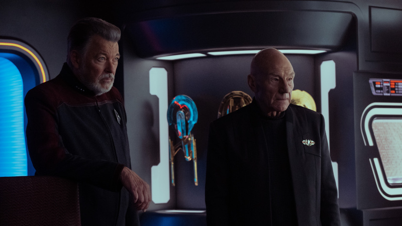   Jonathan Frakes a Patrick Stewart vo filme Star Trek: Picard