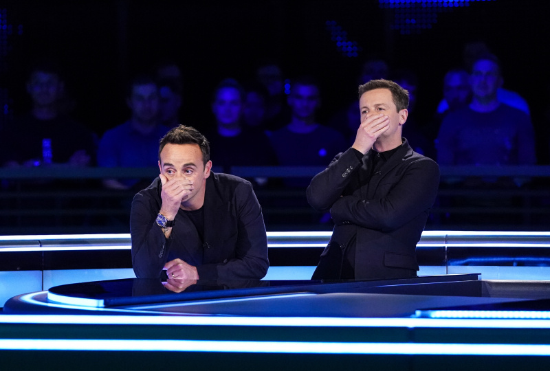   TV hoje à noite pode Ant & Dec aguentar a pressão!?
