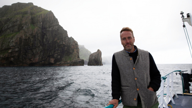   Saatejuht Ben Fogle poseerib saates Lost Worlds koos Ben Fogle'iga