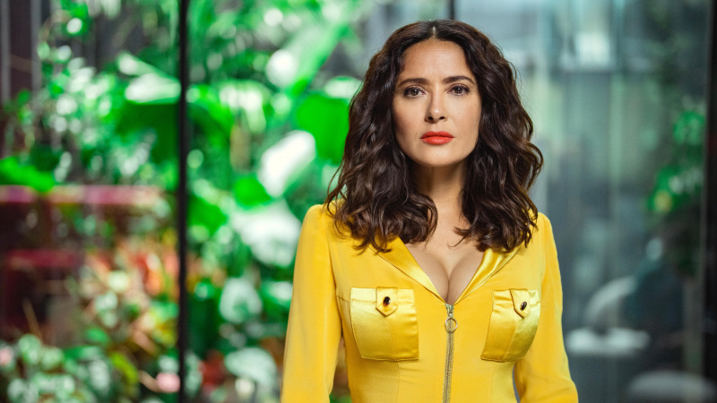   Salma Hayek u žutom kombinezonu za 6. sezonu Black Mirror