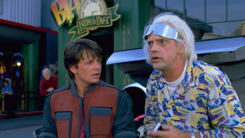   Marty McFly ja Doc Brown