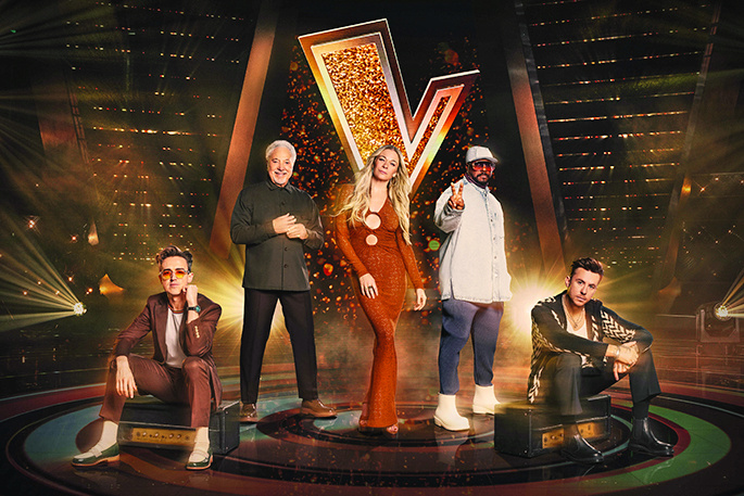 The Voice UK 2024 แดนนี่ โจนส์ ทอม เฟลทเชอร์ ลีแอน ไรมส์ will.i.am เซอร์ทอม โจนส์