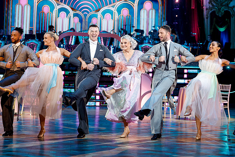   Angela und Kai tanzen in Blackpool einen American Smooth