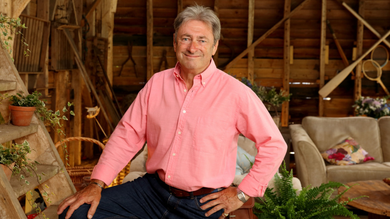 Alan Titchmarsh ถ่ายภาพสื่อมวลชนเรื่อง Love Your Weekend with Alan Titchmarsh
