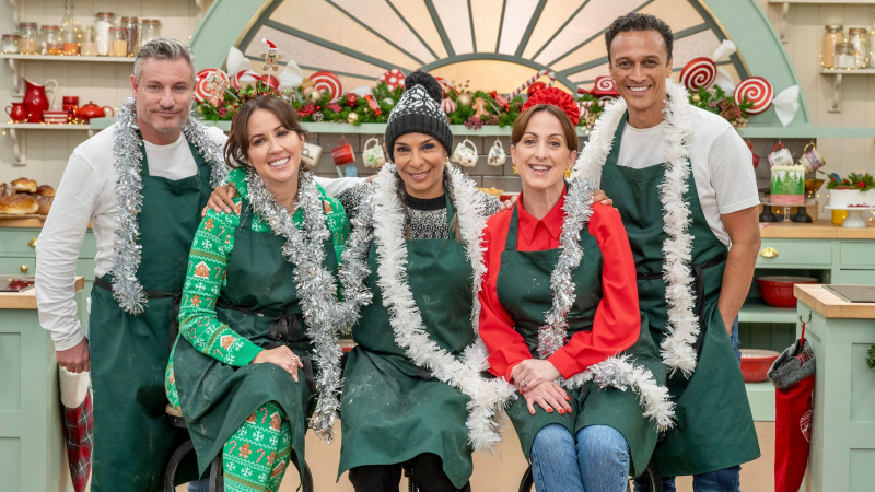   Bagarna för The Great British Bake Off Christmas specials 2024