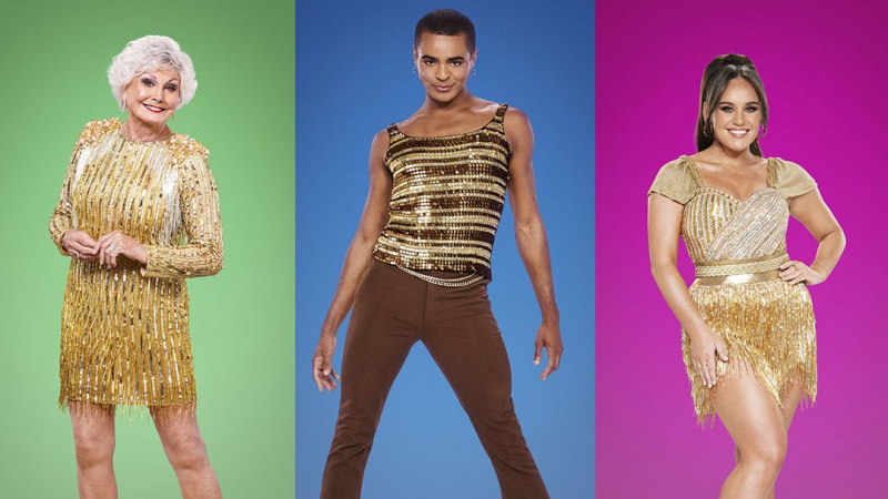  Strictly Come Dancing 라이브 투어 2024의 Angela Rippon, Layton Williams, Ellie Leach