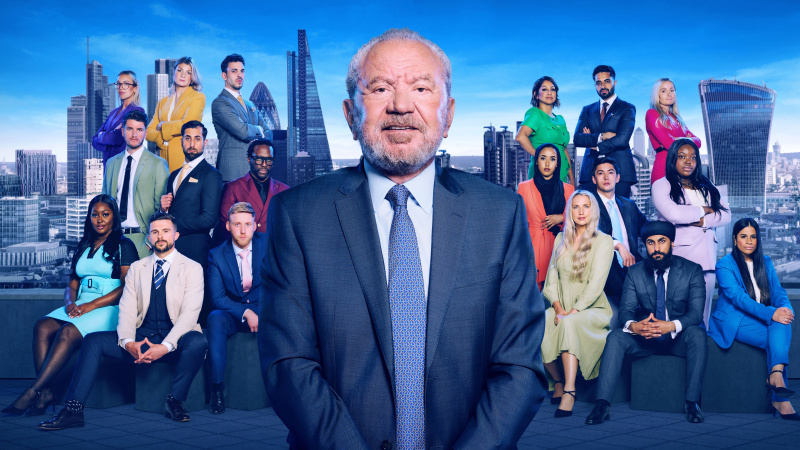 Arta cheie Apprentice 2024 cu Lord Alan Sugar și gama 2024