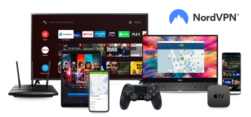   NordVPN çeşitli cihazlarda içerik akışı sağlar
