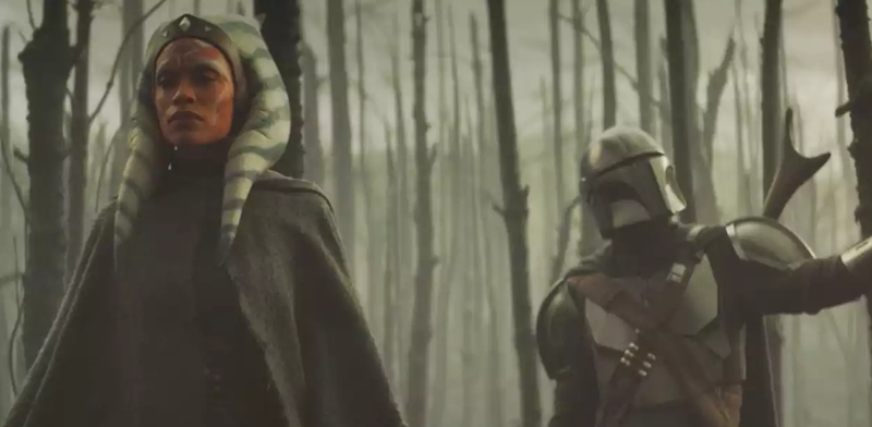 Ahsoka Tano și Mandalorianul.