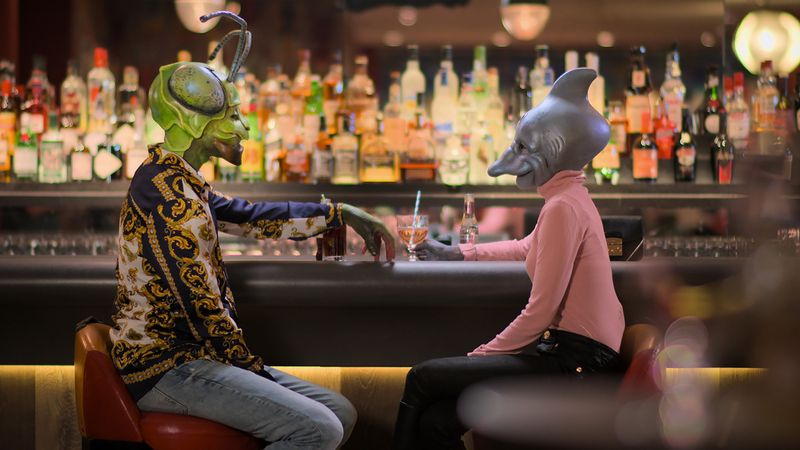 典型的なセクシーな獣のデートの夜！