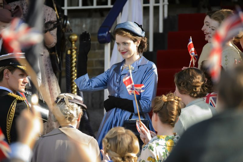 Η Claire Foy ως βασίλισσα Ελισάβετ II.