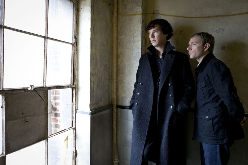 Ο Benedict Cumberbatch και ο Martin Freeman ως Sherlock και Dr Watson.