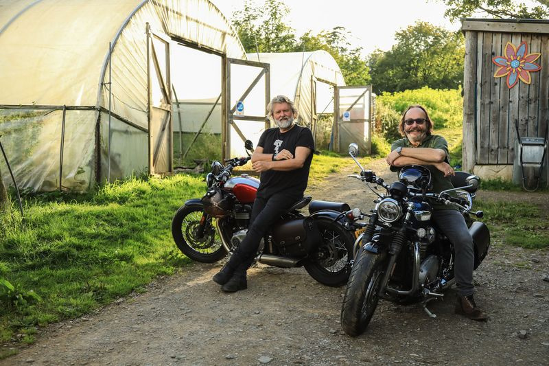 Οι Hairy Bikers πήραν επίσης χρόνο για να χαλαρώσουν.