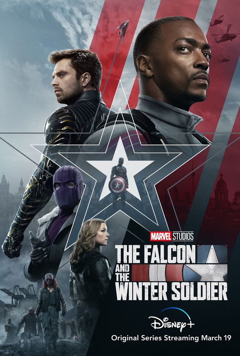 ファルコン＆ウィンターソルジャーの公式ポスター。