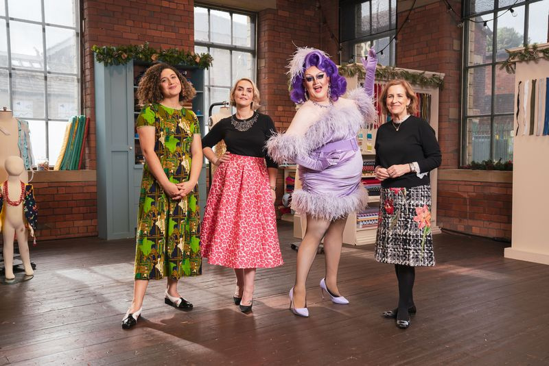 Rose Matafeo, Claire Richards, Lawrence Chaney og Kirsty Wark