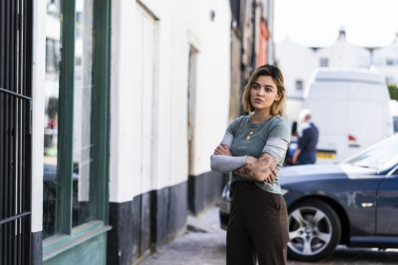 US-Star Lucy Hale kam nach London, um Ragdoll zu filmen.