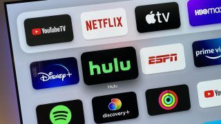 Εικονίδια Disney+, Hulu και ESPN στο Apple TV