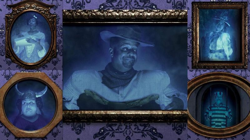   Gaststar-Cameos in Muppets Haunted Mansion, darunter Chrissy Metz (unten links) und Alfonso Riberio (Mitte).
