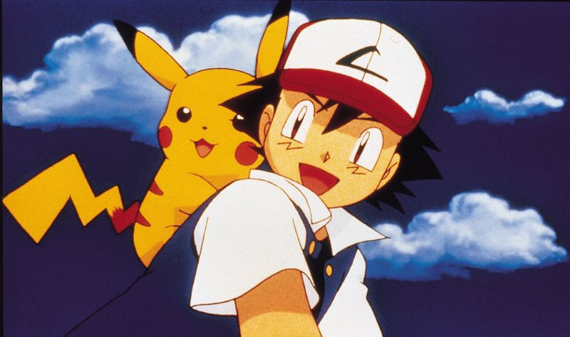 Pikachu και Ash.