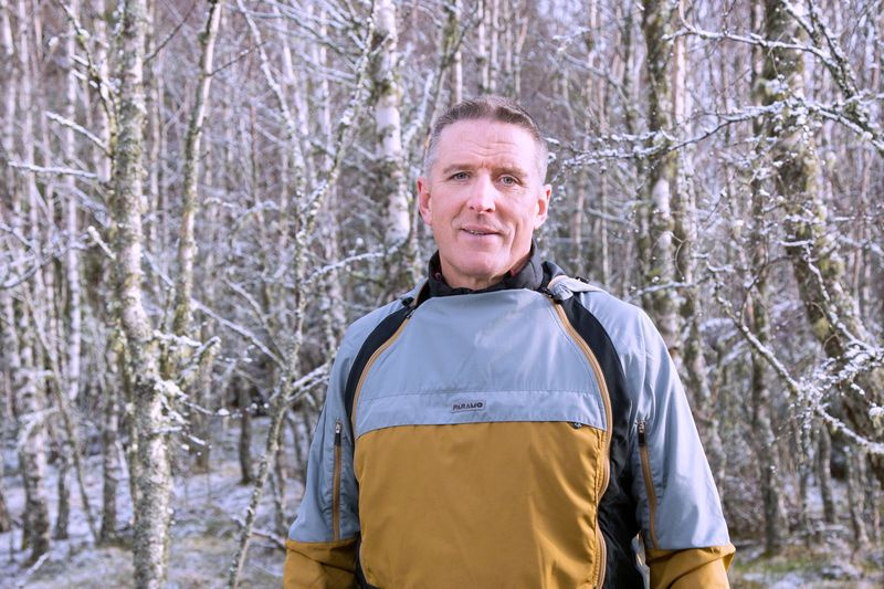 Iolo Williams für Winterwatch 2022.