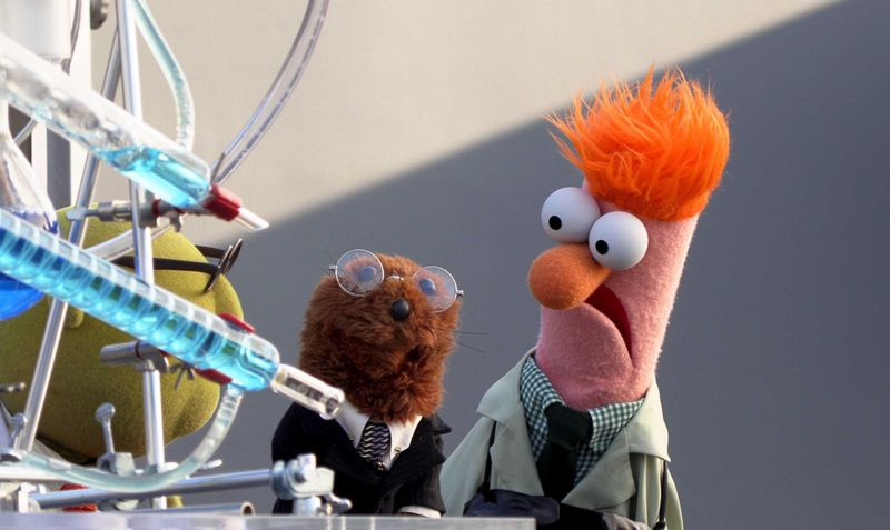 Beaker και Bunsen στο Muppets Now