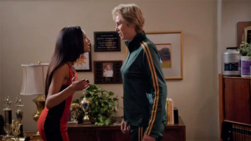 Glee Naya Rivera Jane Lynch