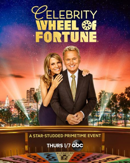 Celebrity Wheel of Fortune Vanna biały Pat Sajak ABC