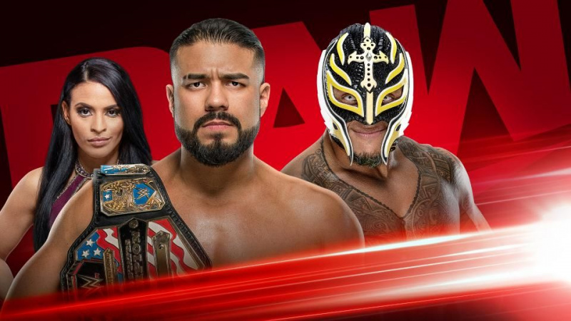 Rey Mysterio sur Élever la barre avec Andrade dans le match d'échelle `` brute '' de la WWE