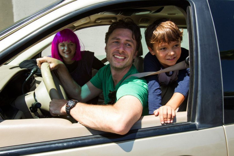WISH I WAS HERE - Joey King, Zach Braff, Pierce Gagnon - WISH I WAS HERE, from left: Joey King, Zach Braff, Pierce Gagnon, 2014.